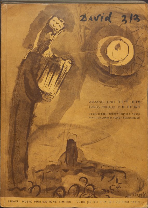 Milhaud, Darius (18921974) Institut Européen des Musiques Juives